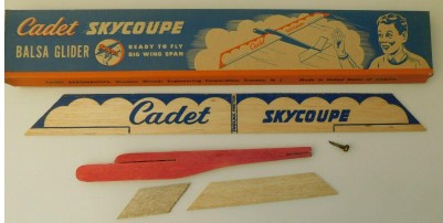 Winner G-10 Ready to Fly Cadet Skycoupe Balsa Glider Aircraft Plane Model Kit