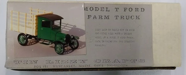 Tin Lizzy Crafts G Scale Model T Ford Farm Truck Wood & Metal Kit