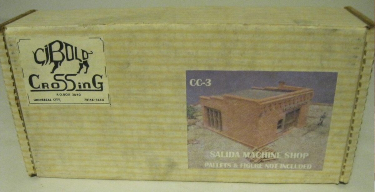 Cibolo Crossing CC-3 HO Salida Machine Shop Building Kit