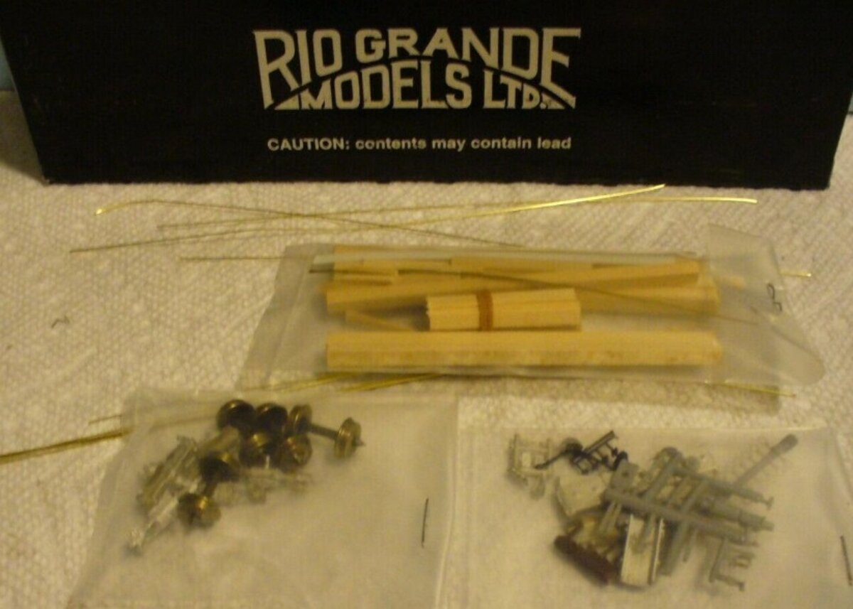 Rio Grande Models 3042 HOn3 Westside Lumber Heavy Flat Car Kit