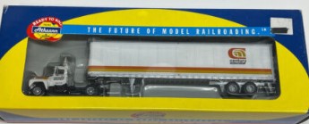 Athearn 93134 HO Century Motor Freight Mack R Truck W/45' Trailer Ready To Roll