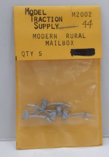 Model Traction Supply M2002 HO Metal Rural Mailbox (Pack of 5)