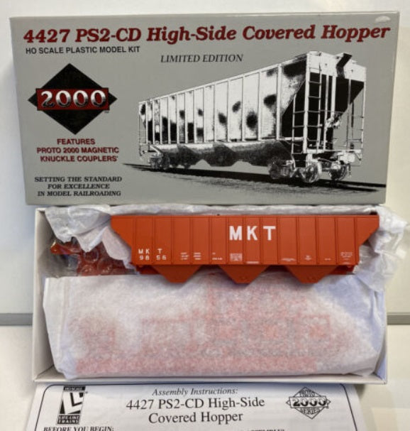 Proto 2000 21880 HO Scale MKT 4427 PS2-CD High Side Covered Hopper # 9856 Kit