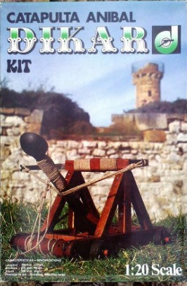 Dikar 340 1:20 Scale Hanibal Catapult: Catapulta Anibal Building Kit