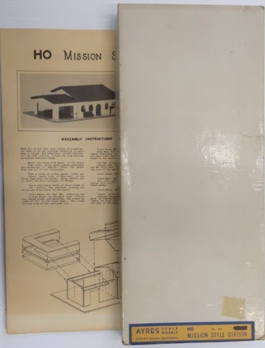 Ayres Scale Models 501 HO Mission Style Station Building Kit