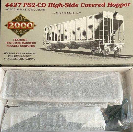 Life Like 21872 HO Proto 2000 C&NW 4427 PS2-CD Covered Hopper Road # 170023 Kit