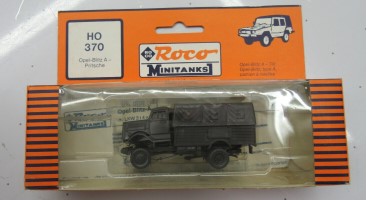 Roco Minitanks 370 HO 1:87 Opel Blitz Wehrmacht Military Vehicle – Trainz