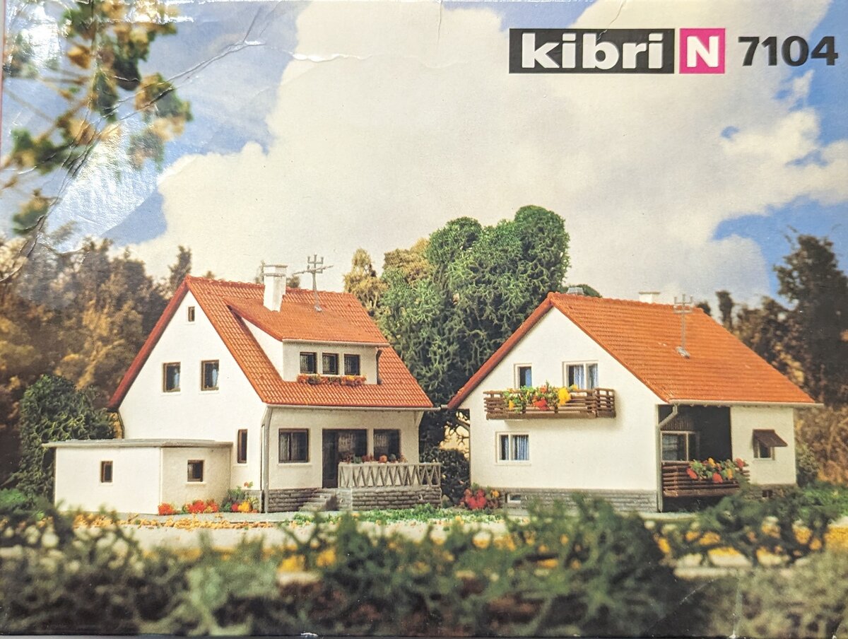 Kibri B-7104 N Scale European Style House Building Kit