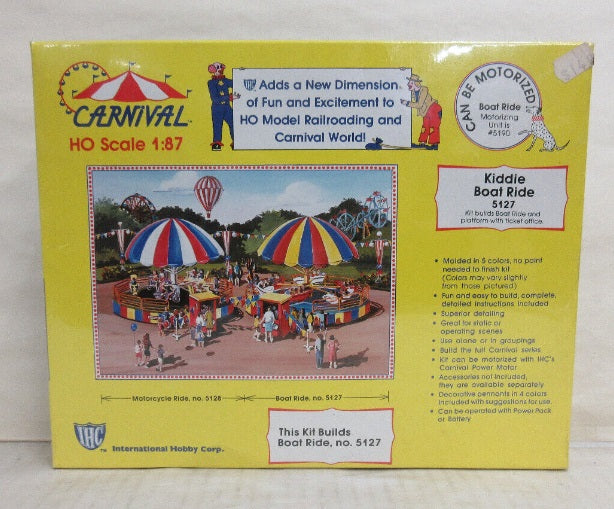 IHC 5127 HO Scale Carnival Kiddie Boat Ride Kit