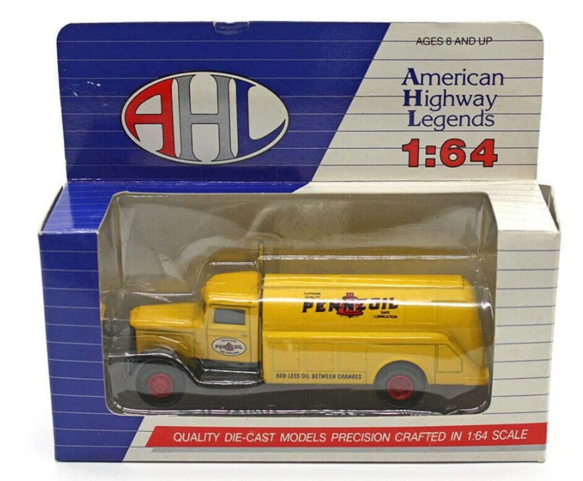 AHL L03062 1:64 Die-Cast Pennzoil Peterbilt 260 Tanker Truck