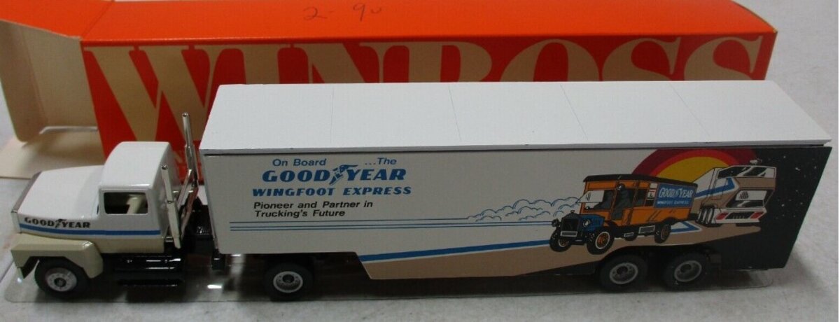 Winross N4-2 1:64 Goodyear Wingfoot Tractor Trailer – Trainz