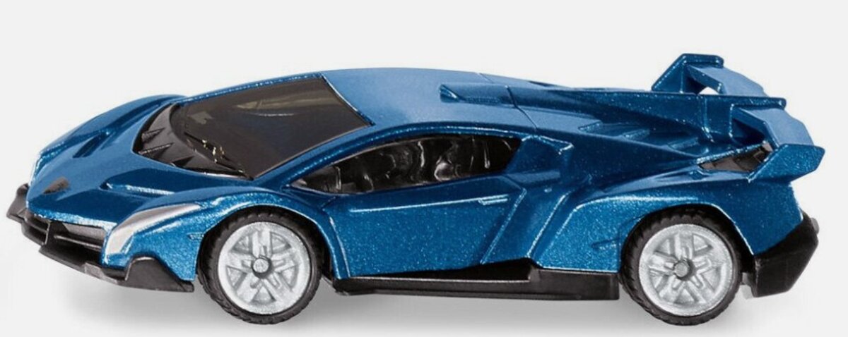 Siku 1485 1:64 Metallic Blue Lamborghini Veneno Vehicle