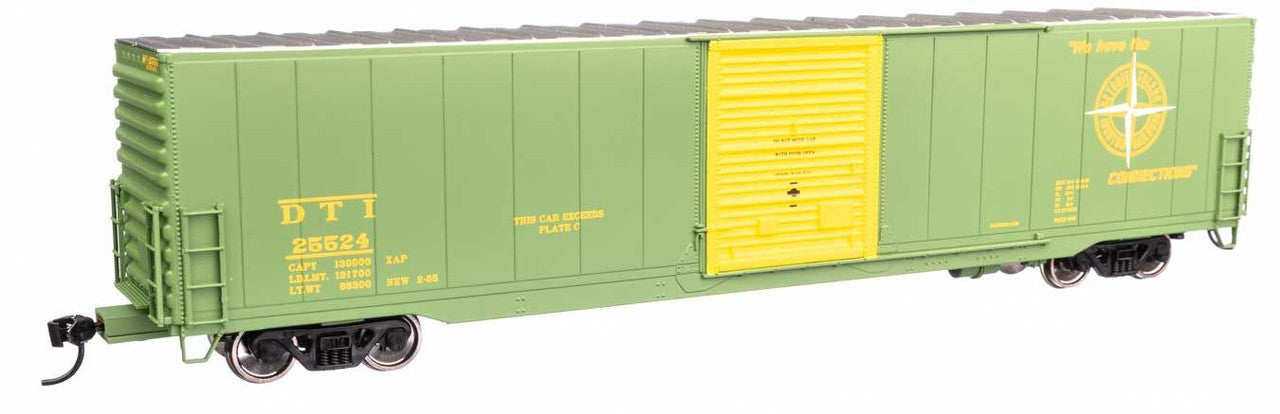 Walthers 910-3364 HO DTI 60' PS Single Door Auto Parts Boxcar RTR #25524