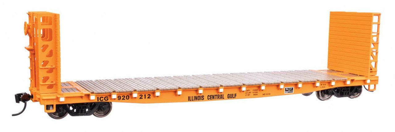 Walthers 910-5931 HO Illinois Central Gulf 53' GSC Bulkhead Flatcar RTR #920212