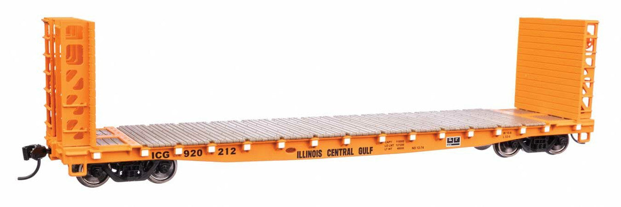 Walthers 910-5931 HO Illinois Central Gulf 53' GSC Bulkhead Flatcar RTR #920212