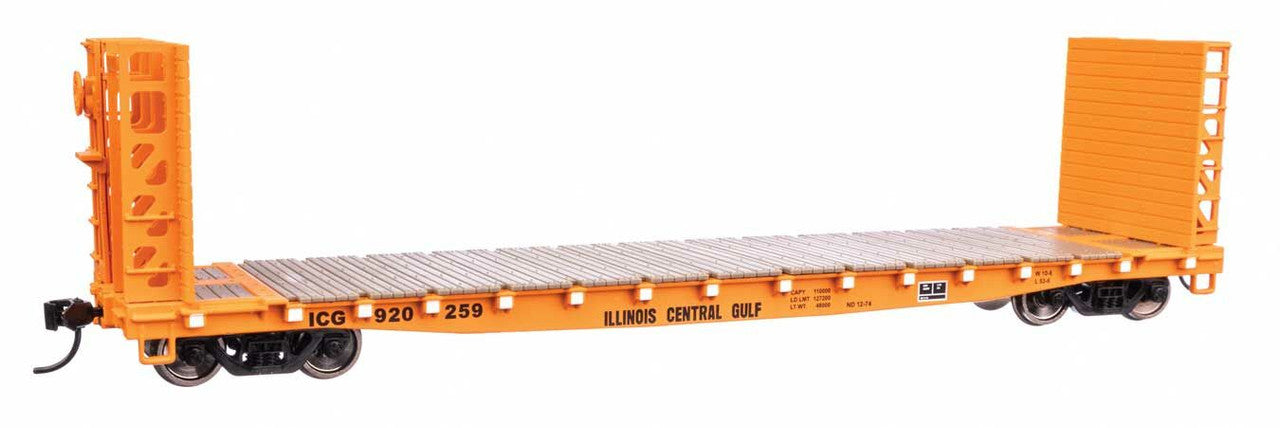 Walthers 910-5932 HO Illinois Central Gulf 53' GSC Bulkhead Flatcar RTR #920259