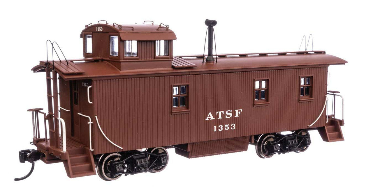 Walthers 920-103208 HO Santa Fe 30' ATSF 1300-Series Wood Caboose RTR #1309