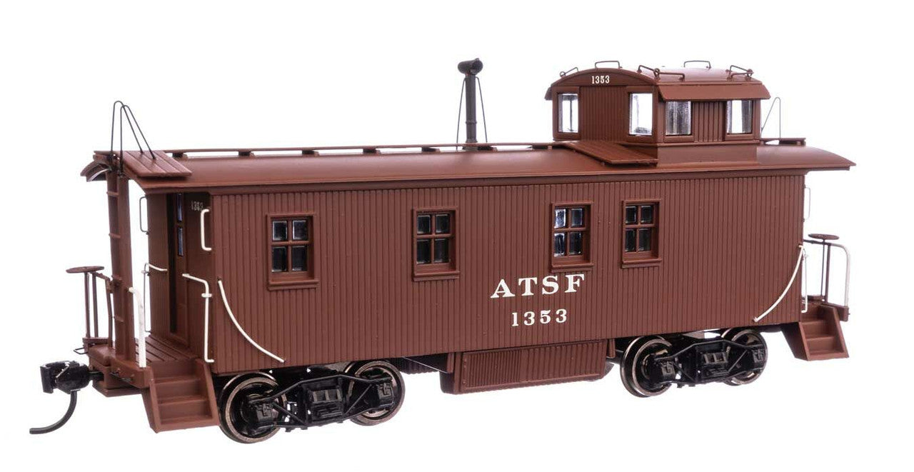 Walthers 920-103208 HO Santa Fe 30' ATSF 1300-Series Wood Caboose RTR #1309