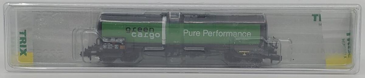 Minitrix 15367 N Scale Green Cargo "Pure Performance" Tank Car