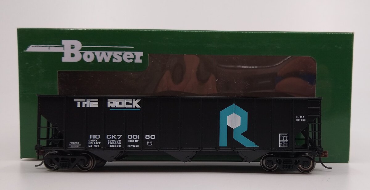 Bowser 41749 HO Rock Island 100 Ton Hopper Car Ready-To-Run #700180