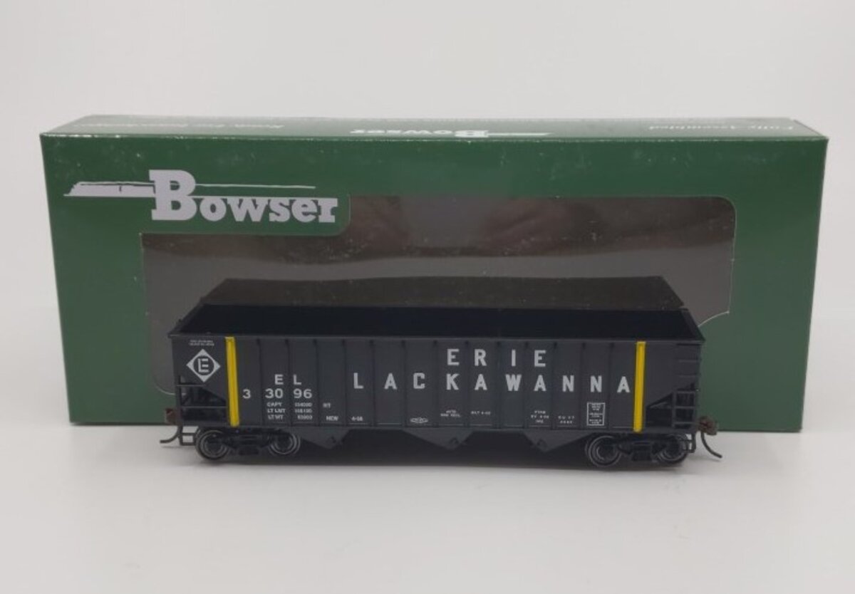 Bowser 41835 HO Erie Lackawanna 70 Ton 14 Panel Hopper Car Kits #33096