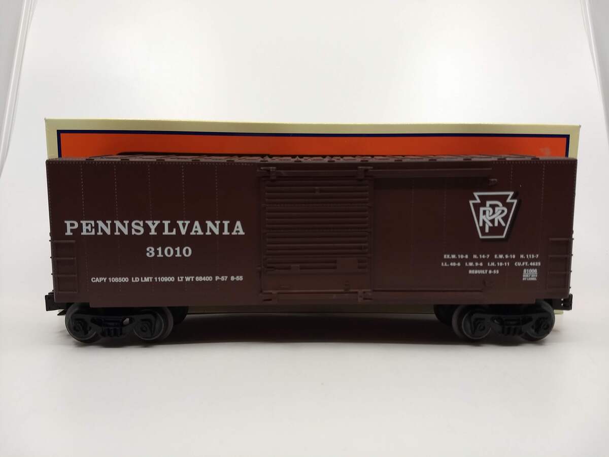 Lionel 6-81006 O PRR Hi-Cube Boxcar