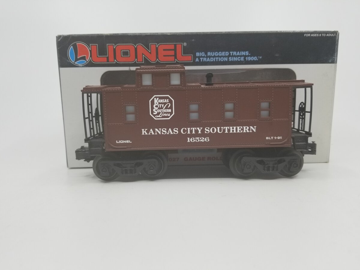 Lionel 6-16526 O Gauge Kansas City Southern Square Window Caboose