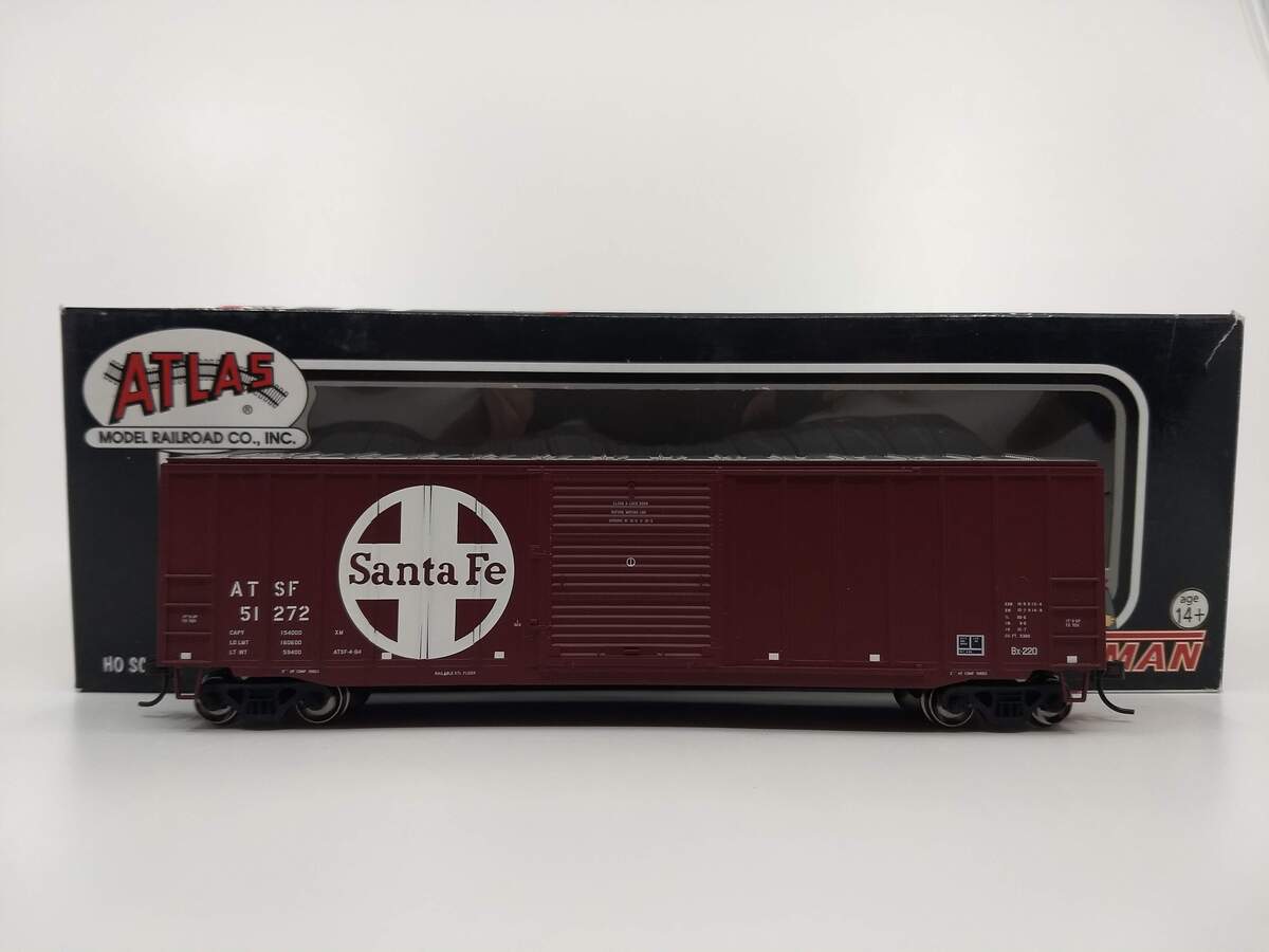 Atlas 20001095 HO Santa Fe Trainman ACF 50' 6" Box Car #51272