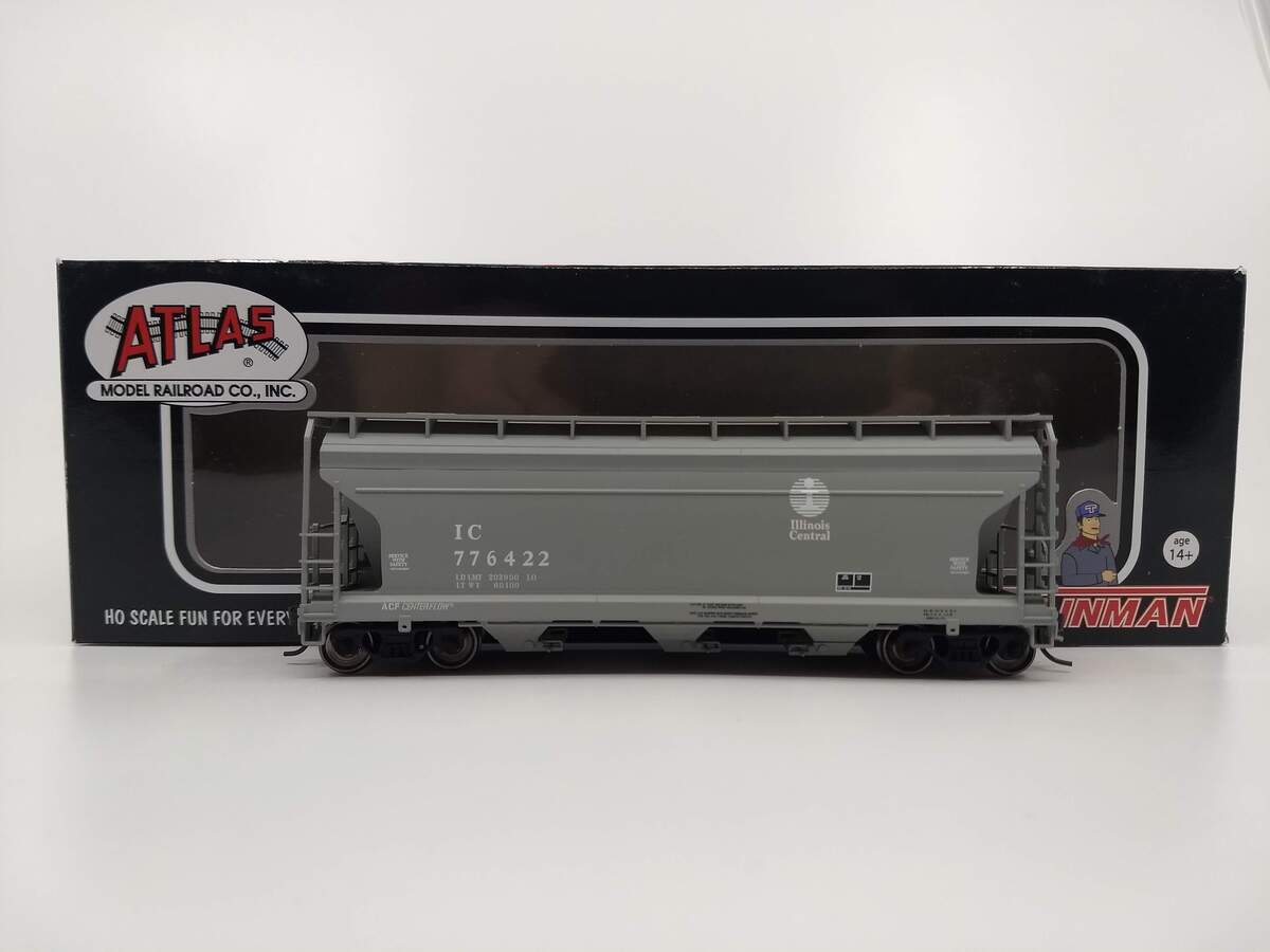 Atlas 20004451 HO Illinois Central Trainman® ACF® 3560 Covered Hopper #776422