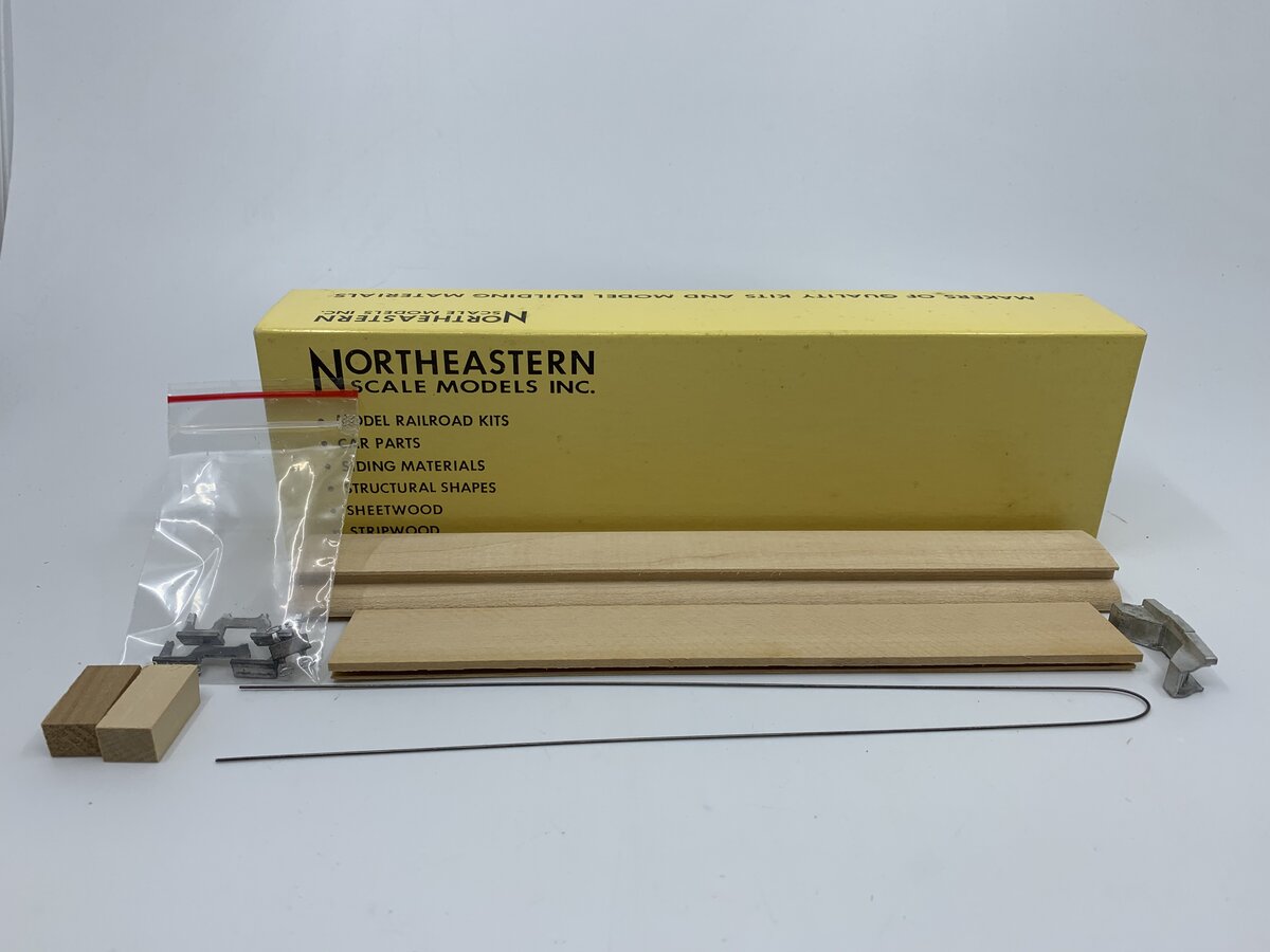 Northeastern Scale Models HP-1 HO Scale Open Platform Passenger Coach Kit