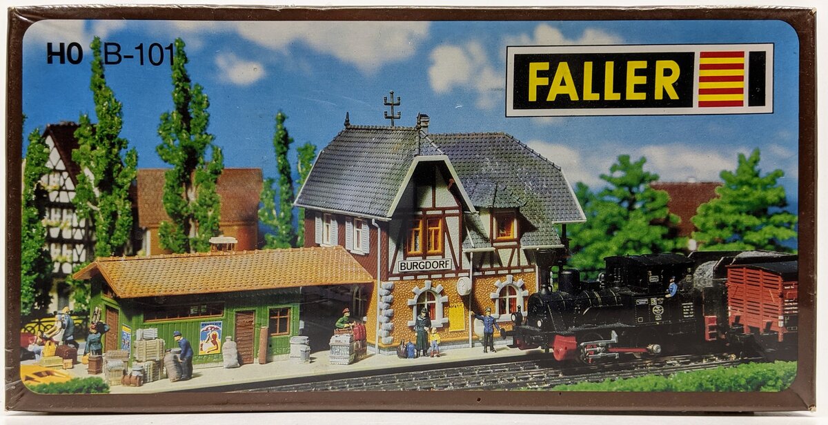 Faller B-101 HO B-101 Burgdorf Station Model Kit in Box