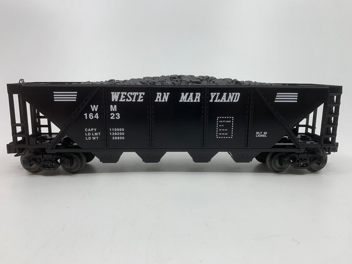 Lionel 6-16423 O Gauge Western Maryland Hopper w/Coal Load