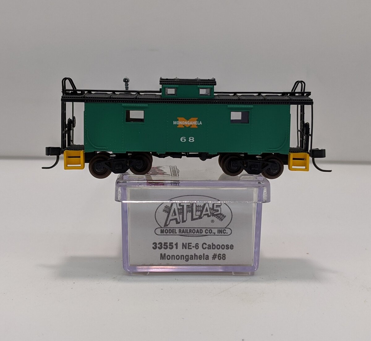 Atlas 33551 N Scale Monongahela NE-6 Caboose #68