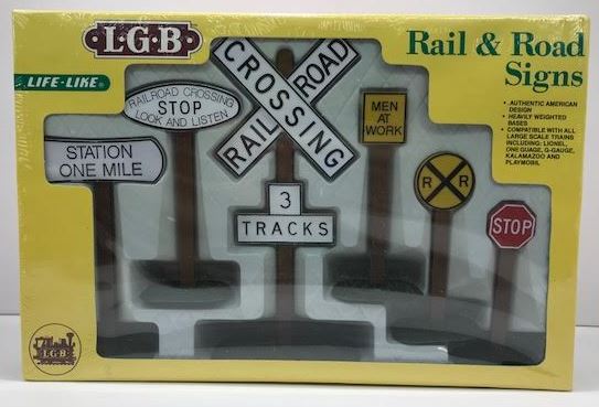 LGB 1937 Life-Like  G Scale Rail & Road Signs