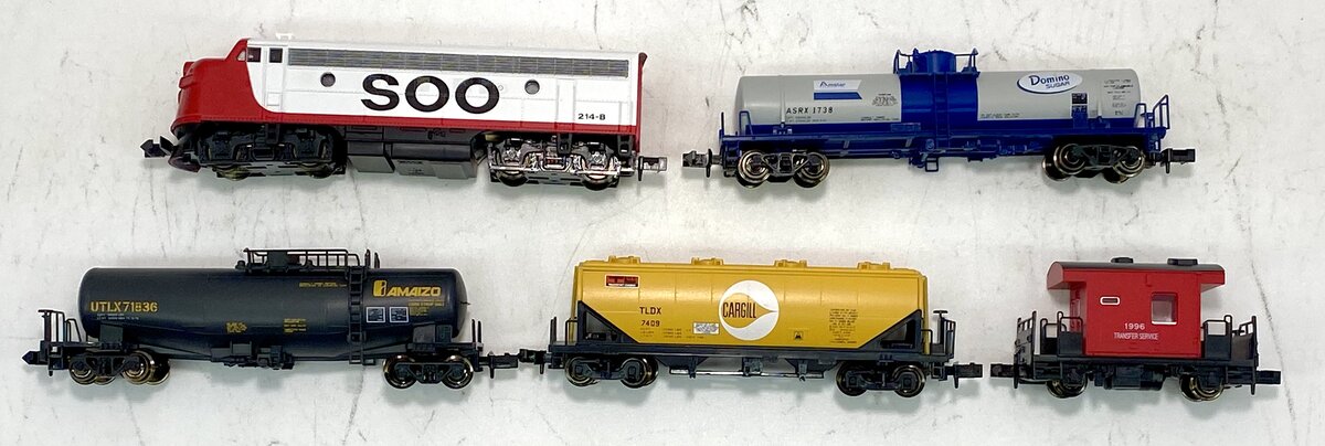 Kato 106-0006 SOO Line F7 N Gauge Diesel Freight Starter Train Set