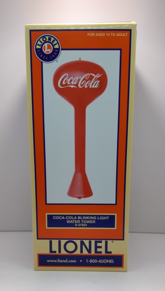 Lionel 6-37923 Coca-Cola/Coke Blinking Light Water Tower