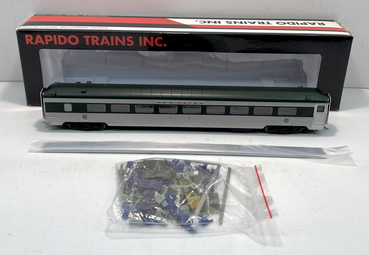 Rapido Trains 17112 HO Scale New Haven Pullman-Bradley Parlor Lounge Car