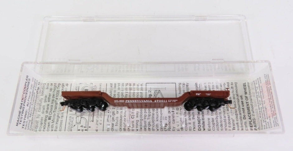 Micro-Trains 10900010 N PRR Heavyweight Depressed Center Flatcar #470011