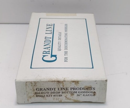 Grandt Line 5188 HOn3 D&RGW Dropbottom Gondola High 700 Series Kit