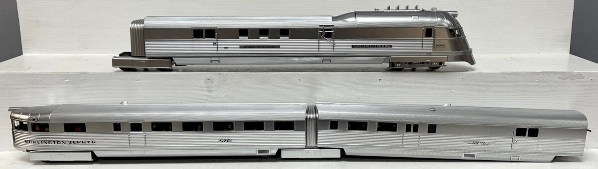 Lionel 6-38860 O Scale Burlington Pioneer Zephyr O Gauge Diesel Train Set