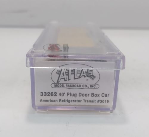 Atlas 33262 N Scale American Refrigerator Transit 40' Plug Door Boxcar #3019