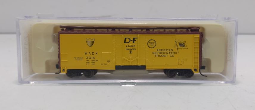 Atlas 33262 N Scale American Refrigerator Transit 40' Plug Door Boxcar #3019