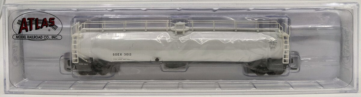 Atlas 37074 N Scale Shell SOEX 33,000 Gallon Tank Car #3012