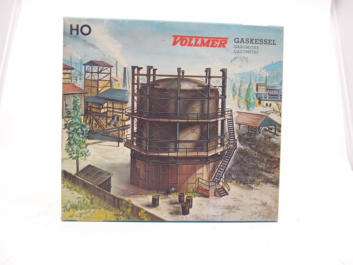 Vollmer 5725B HO Gasometer Plastic Building Kit