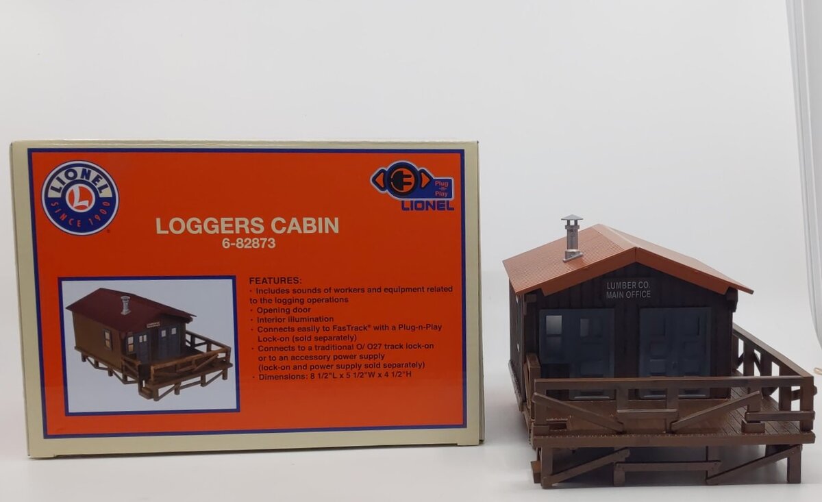 Lionel 6-82873 O Loggers Cabin With Sounds