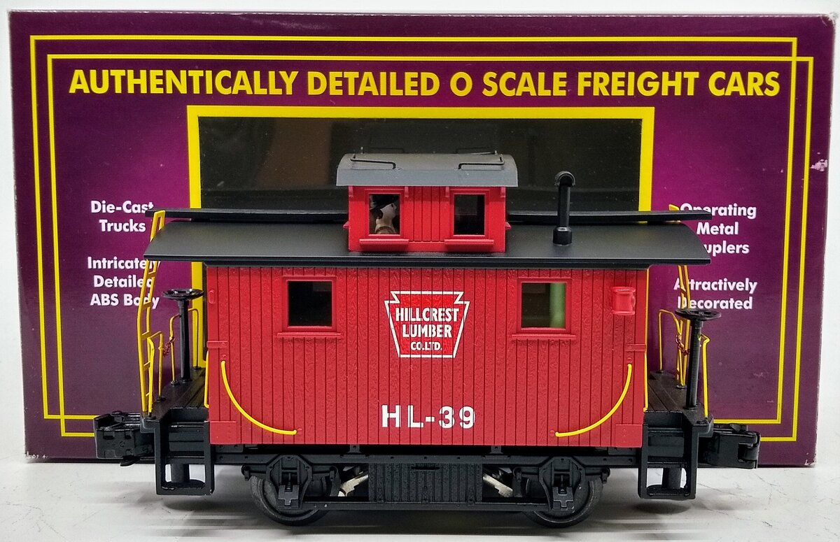 MTH 2091450 O Gauge Hillcrest Lumber Company Bobber Caboose