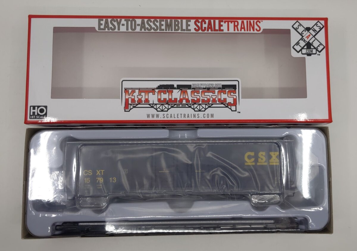 Scale Trains SXT1037 HO CSX Evans 5100 RBL Double 8' Plug Door Box Car ...