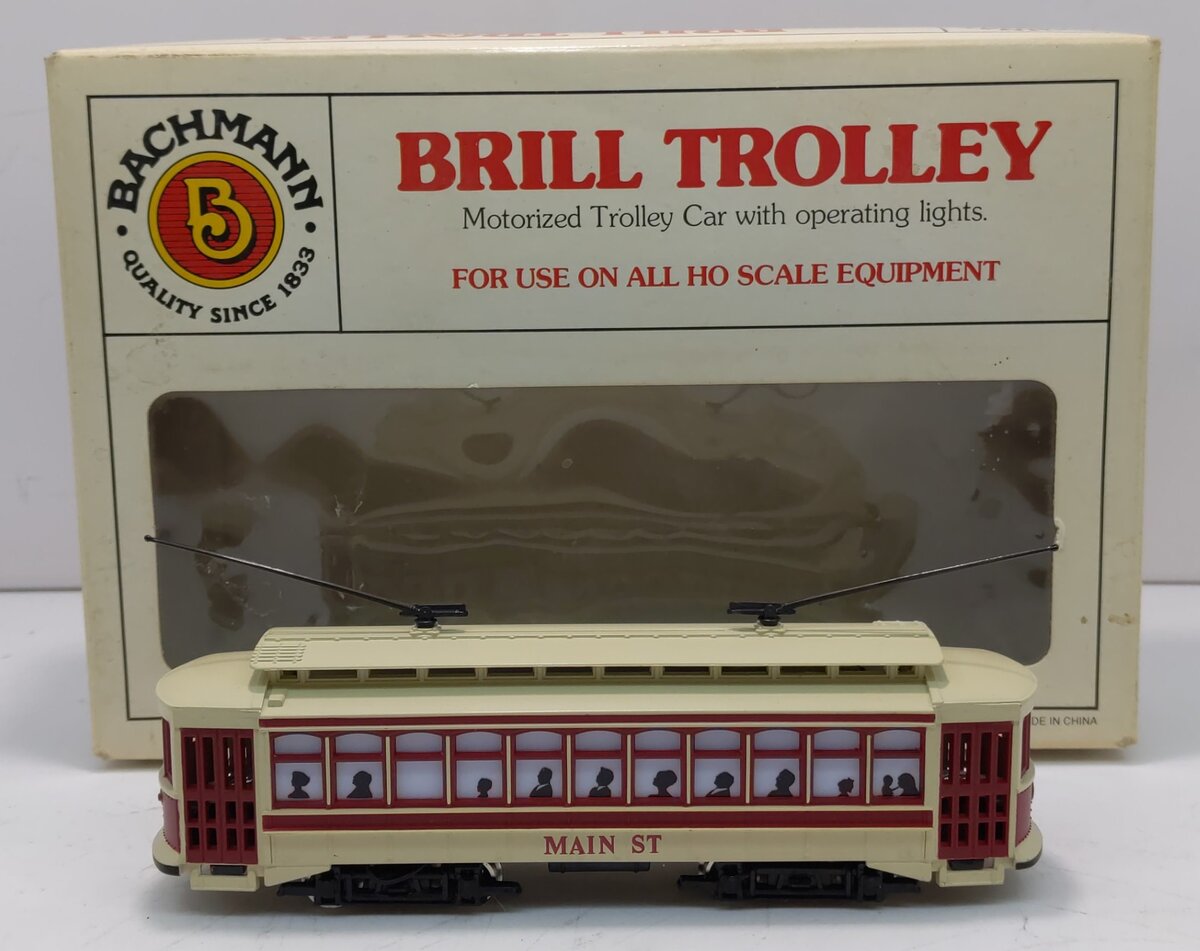 Bachmann 61047 HO Scale Main St Brill Trolley