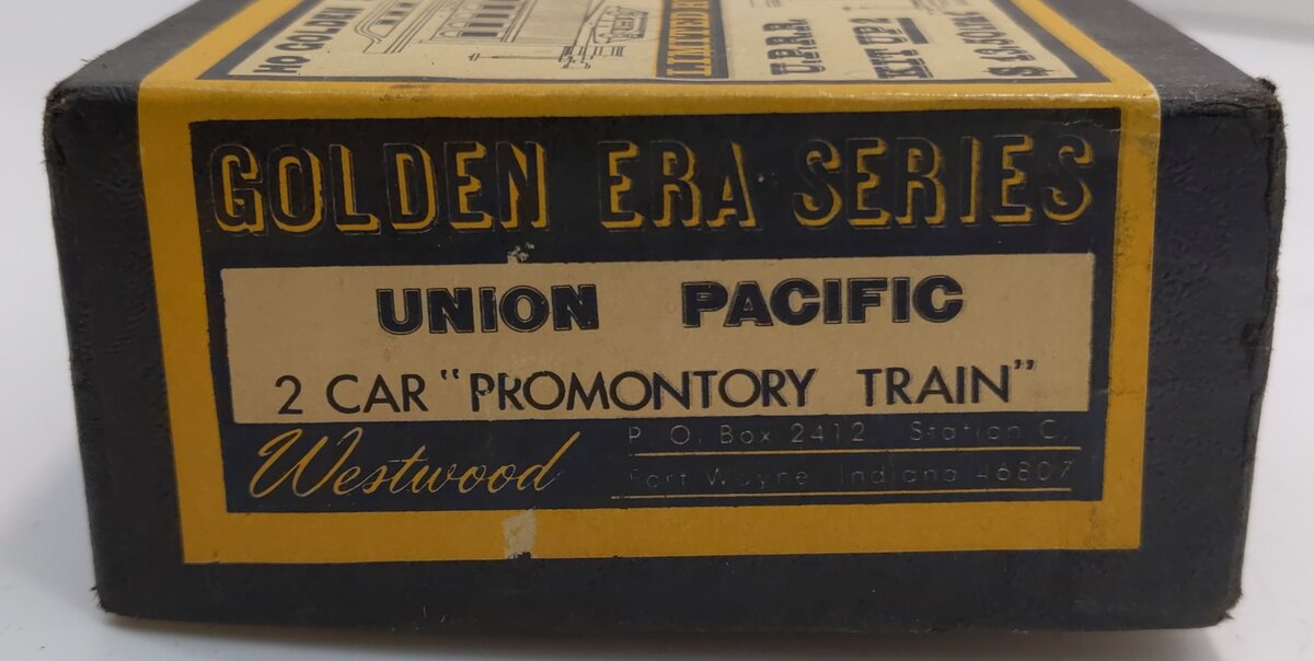 Westwood UP2 HO Union Pacific Golden Era Series 2-Car Promontory Train Kit