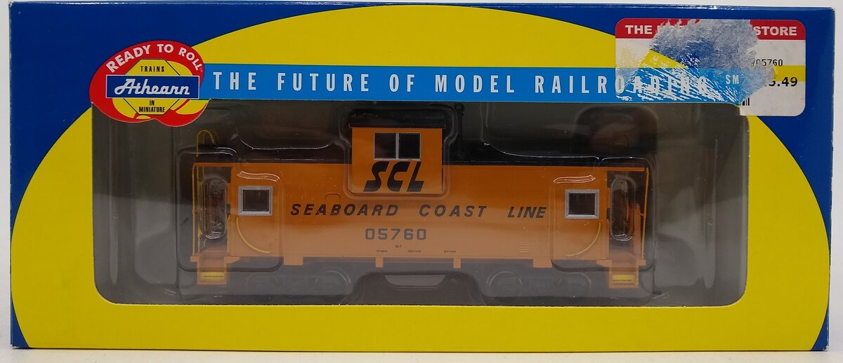 Athearn 75235 HO Scale Seaboard Coast Line Wide Vision Caboose #05760